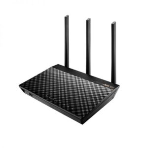 ASUS RT-AC66U B1 router, AC1750 dual-band speeds, large home coverage, AiMesh, AiProtection, Adaptive QoS, parental controls