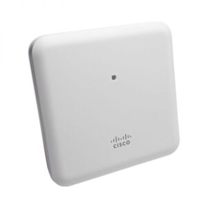 Cisco Aironet 1852i Access Point, model AIR-AP1852I-BK910, showing ports for optimal wireless connectivity