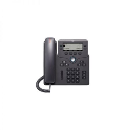 Cisco 6851 IP Phone from 6800 Series with Australian Power Adapter - Front View