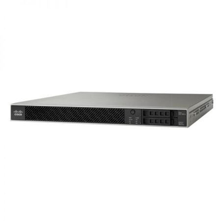 Cisco ASA5555-K8, 1U rack-mountable, secure firewall protection, 8GE data ports