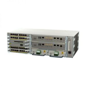 Cisco ASR-903 router chassis front panel showing interface module and RSP slots, with separate module options.