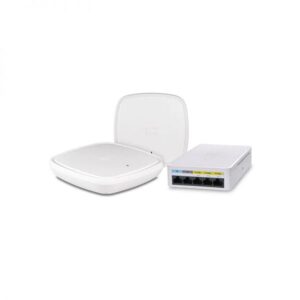 Image of Cisco Catalyst 9105AXW-H Wall Plate Access Point featuring Wi-Fi 6 Technology, 2x2 MIMO