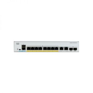 Cisco Catalyst C1000-8FP-2G-L Switch, 8 PoE+ Ports, 2 SFP Uplinks