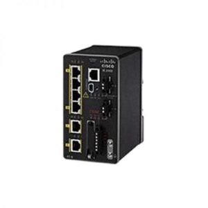 Cisco IE-2000-4T-B Industrial Ethernet Switch with 6 Fast Ethernet ports and compact size for industrial networking solutions.