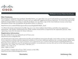 Cisco A-BE4K-1YR-K9 Business Edition 4000 Subscription License Image