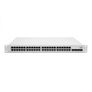 Meraki MS320-48-HW cloud-managed 48-port Gigabit Ethernet switch with 10G uplinks.