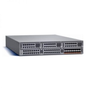 Cisco Nexus 5596T Switch (N5K-C5596T-FA) with ports, airflow direction, and model details