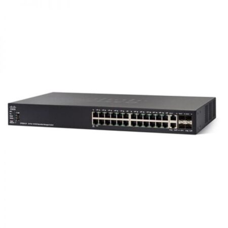 Cisco SF550X-24P 24-Port PoE+ Managed Switch with 10GE Uplink Ports