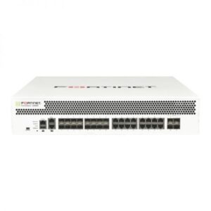 Fortinet FG-1200D NGFW appliance with 4x10GE SFP+, 16xGE SFP, 18xGE RJ45 ports, SPU acceleration