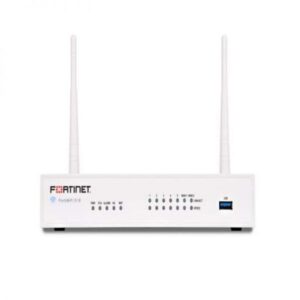 Image of Fortinet FortiWiFi-51E, model FWF-51E-BDL-988-DD, featuring FortiAP Access Points & 360 Protection