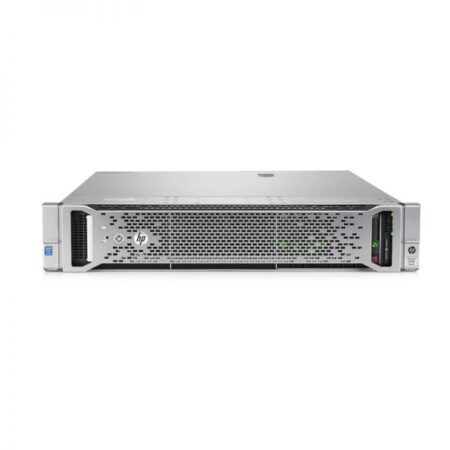 Front view of HPE ProLiant DL380 Gen9 Server 859085-S01 with drives and ports