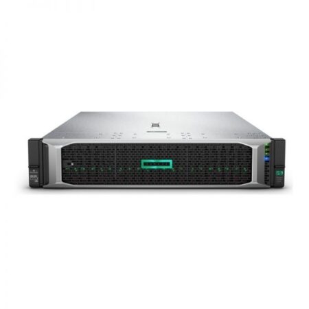 HPE ProLiant DL380 Gen10 server model 875668-425, front view with optional media bay and expansion slots.