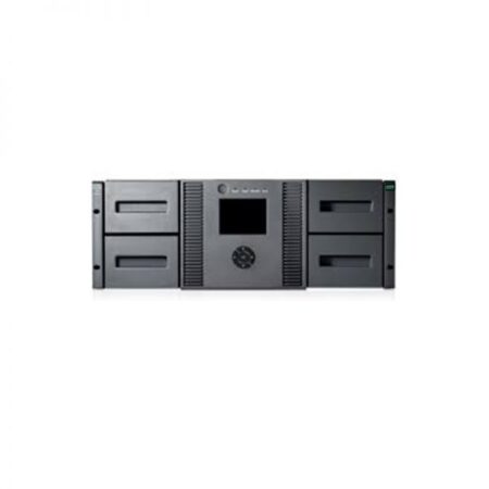 HPE StoreEver MSL4048 tape library front view showing 48 slots and zero drives, enterprise data backup solution