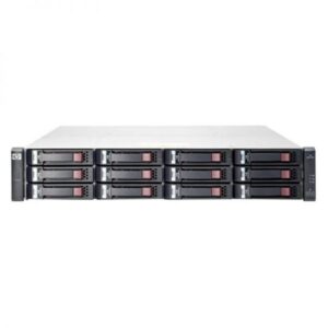 HPE MSA 2042 SAN DC LFF Storage array with SSDs and HDD bays - front view