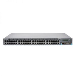 Image of Juniper EX4300-48T-DC-TAA Ethernet Switch — Feature-rich, 48-Port, TAA compliant, Network Security, 550W DC Power Supply.