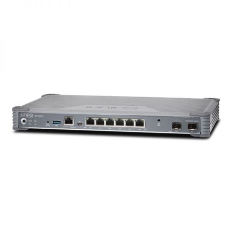 Image of Juniper SRX300 Series Service Gateway, featuring 8GE, 4G RAM, 8G Flash, security & networking device