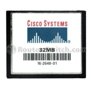Cisco MEM1800-32CF 32MB Compact Flash Memory Card for 1800 Series Routers - Upgrade, Storage, Reliability