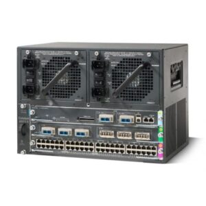 Cisco Catalyst 4503-E Switch Chassis, model WS-C4503E-S6L-1300, with 10G uplinks and PoEP