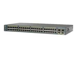Cisco WS-C2960-48PST-S Catalyst 2960 48-Port PoE switch front panel