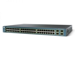Cisco Catalyst 3560 series switch, 48 ports, PoE, gigabit SFP slots, fixed-configuration