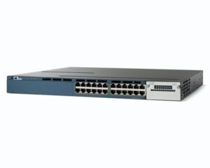 Cisco Catalyst WS-C3560X-24T-S switch, 24 port Gigabit Ethernet, scalable networking