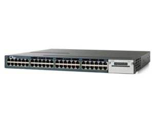Cisco Catalyst 3560-X switch, WS-C3560X-48T-S, 48 Gigabit Ethernet ports, enterprise network routing