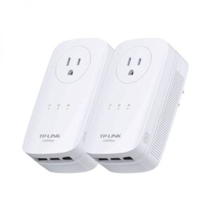 TP-Link TL-PA8030P KIT, HomePlug AV2, 1300Mbps speed, 3 Gigabit ports, power-saving, Ethernet