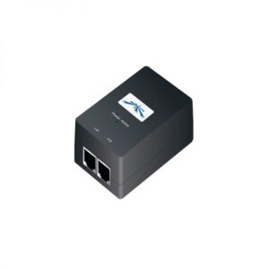 Ubiquiti POE-50-60W adapter with gigabit Ethernet ports and US power cord