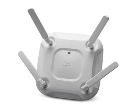 image of Cisco AIR-CAP3702E-H-K9 Wireless Access Point, enterprise-grade wireless solution, 802.11ac MIMO antenna technology