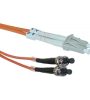 Image of ST-LC 1METER 10Gb Fiber Optic Cable, multi-mode 1 meter, Nortland Systems branding, high-speed data transfer