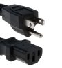 AC power cord North America C13 NEMA 5-15P 2.1m brand model durability flexibility