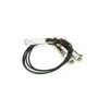 Image of Cisco QSFP-4SFP10-CU0-5 module, passive splitter cable connecting QSFP to 4xSFP10G Ethernet ports