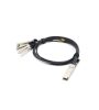 Cisco QSFP-4SFP25G-CU5M cable, brand logo, high-speed 100G to 4x25G connectivity, networking splitter.
