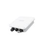 FortiAP FAP-224E wireless access point, front and side views, illustrating MU-MIMO and beamforming technology, secure and efficient networking