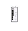 Image of Fortinet FortiGate Rugged FGR-30D, featuring 4 GE ports, 2 SFP slots in an industrial setting.