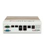Fortinet FortiGate Rugged-90D security appliance in industrial environment, robust network protection hardware with enterprise features