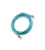 HPE AJ837A 15m Multi-mode OM3 LC/LC Fiber Channel Cable image featuring brand logo, model, and connectors