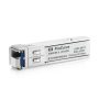 HP X122 1G SFP LC BX-U Transceiver product image - HP J9143B module with fiber connectors & data communication equipment.