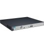 Front panel of HPE J9421A MSM760 Access Controller, featuring LED indicators, ports, and display