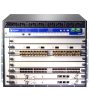Juniper MX480BASE-DC chassis, equipped with 1 fan tray, 2 DC power supplies, 1 SCB, 1 RE, reliable networking hardware