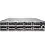 Image of Juniper PTX10002-60C-DC-IR router indicating model, 60x100G/40G or 192x10G ports, with power supplies and fan trays
