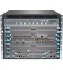 Juniper SRX5600E-BASE-AC services gateway front view in data center rack