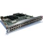 Cisco 7600 Ethernet module image with 48-Port 10/100, Power over Ethernet, cable diagnostics features.