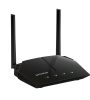 NETGEAR R6080 Dual Band WiFi Router top view, showing ports and antennas.
