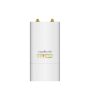 Ubiquiti Rocket M2 wireless bridges series product by UBNT, showing antenna ports and status LEDs