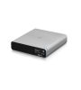Image of Ubiquiti UCK-G2-Plus, compact, PoE-powered network management device by Ubiquiti with an upgradeable 1TB HDD